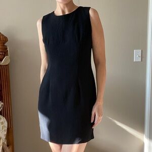 Vintage Positive Attitude Black Dress